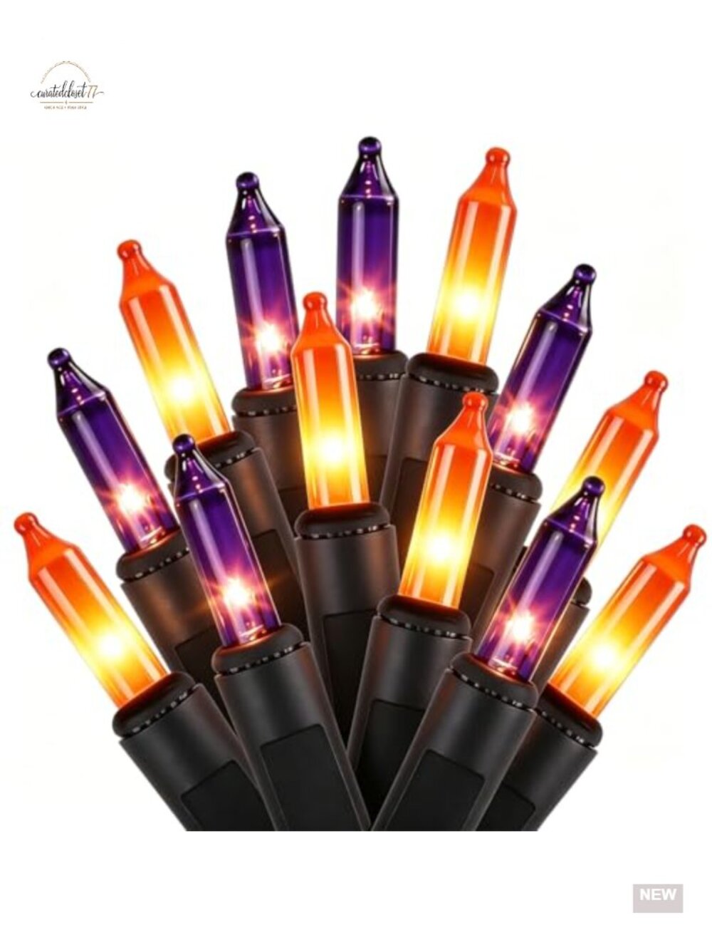 Incandescent Mini String Lights Halloween Decor Connectable Outdoor 100 Count